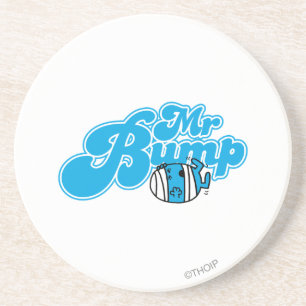 Mr Bump Logo 1 Zandsteen Onderzetter