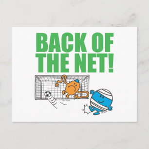 Mr. Bump & Mr. Tickle aan het voetballen Briefkaart