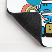 Mr Bump | Psychedelisch duimletsel Muismat (Hoek)