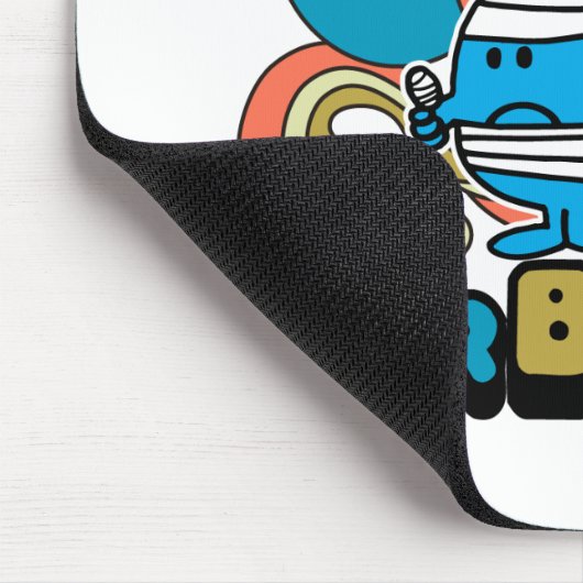 Mr Bump | Psychedelisch duimletsel Muismat (Hoek)