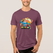 Mr Bump | Psychedelisch duimletsel Tri-Blend Shirt (Voorkant)