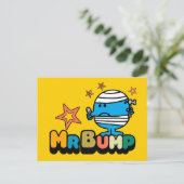 Mr Bump | Verbonden duim en sterren Briefkaart (Staand voorkant)