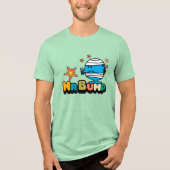Mr Bump | Verbonden duim en sterren Tri-Blend Shirt (Voorkant)