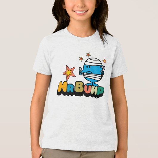 Mr Bump | Verbonden duim en sterren Tri-Blend Shirt (Voorkant)