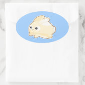 Mr Bunny Ovale Sticker (Tas)