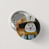 Mr Bunny Ronde Button 3,2 Cm (Voorkant /achterkant)