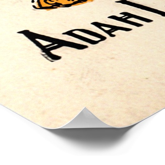 Mr Bunny, zijn boek, Adam L. Sutton Poster (Hoek)