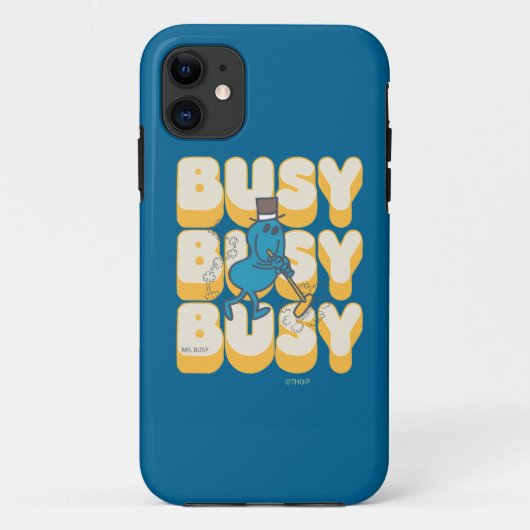 Mr Busy Snel Case-Mate iPhone Case (Achterkant)