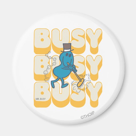 Mr Busy Snel Magneet (Voorkant)