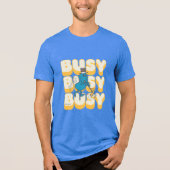 Mr Busy Snel Tri-Blend Shirt (Voorkant)