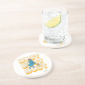 Mr Busy Snel Zandsteen Onderzetter (Zijkant)