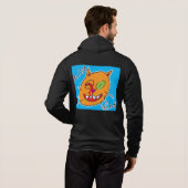Mr. Cat beroemd gemaakt door Eli - Zip Hoodie (Achterkant volledig)