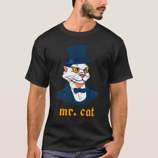 Mr cat t-shirt (Voorkant)