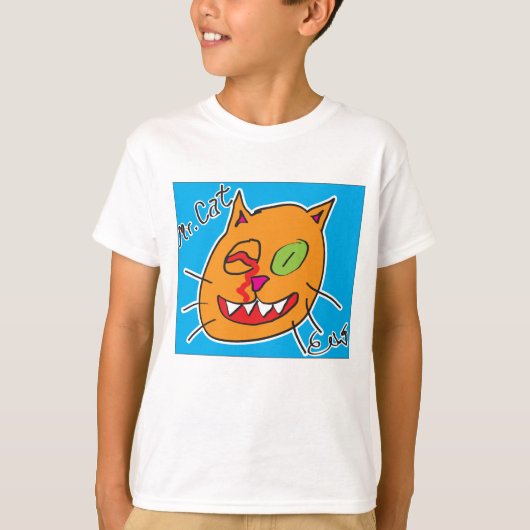 Mr. Cat van Eli - Kinder T-shirt (Voorkant)