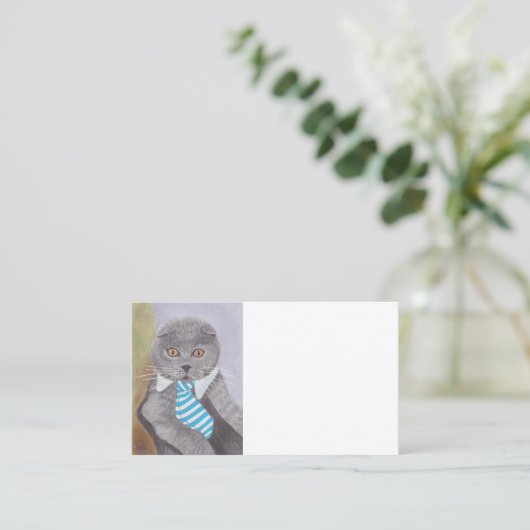 MR CAT VISITEKAARTJE (Staand voorkant)