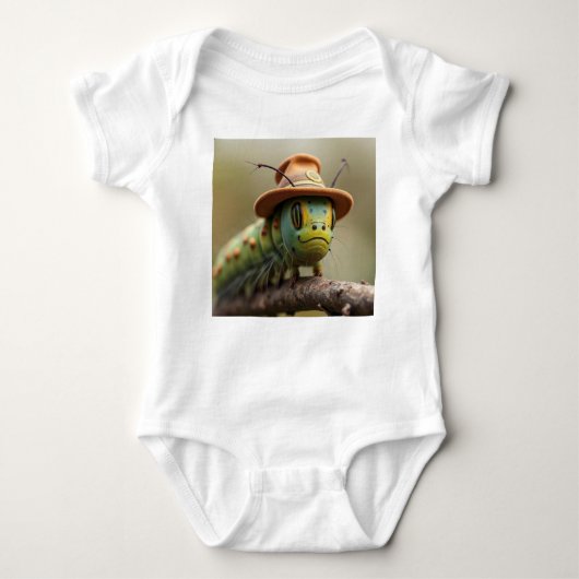 Mr Caterpillar baby bodysuit (Voorkant)