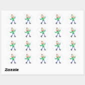 Mr Chat Ronde Sticker (Vel)