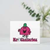 Mr Chatterbox Logo & Telefoon Briefkaart (Staand voorkant)