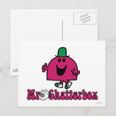 Mr Chatterbox Logo & Telefoon Briefkaart (Voorkant / Achterkant)