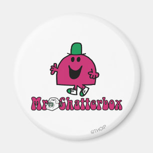 Mr Chatterbox Logo & Telefoon Magneet