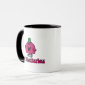 Mr Chatterbox Logo & Telefoon Mok (Voorkant links)