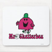 Mr Chatterbox Logo & Telefoon Muismat (Voorkant)