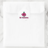 Mr Chatterbox Logo & Telefoon Ronde Sticker (Tas)
