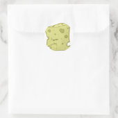 Mr. Cheese Ronde Sticker (Tas)