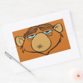 Mr Chim Rechthoekige Sticker (Envelop)