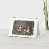 Mr Chin Christmas_sleigh Feestdagen Kaart (Voorkant)