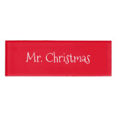 Mr.Christmas Naambadge (Voorkant)