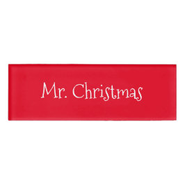 Mr.Christmas Naambadge