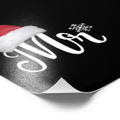 Mr Claus Koppels Matching Kerstmis Pyjama Santa Foto Afdruk (Hoek)