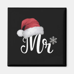 Mr Claus Koppels Matching Kerstmis Pyjama Santa Magneet