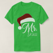 Mr Claus & Mrs Claus Est T-shirt (Design voorkant)