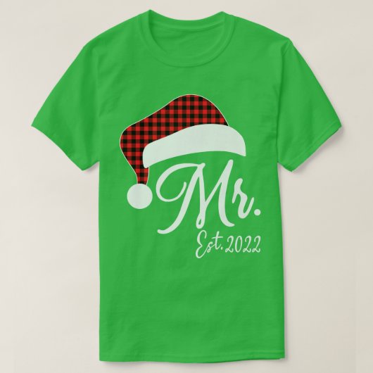 Mr Claus & Mrs Claus Est T-shirt (Design voorkant)