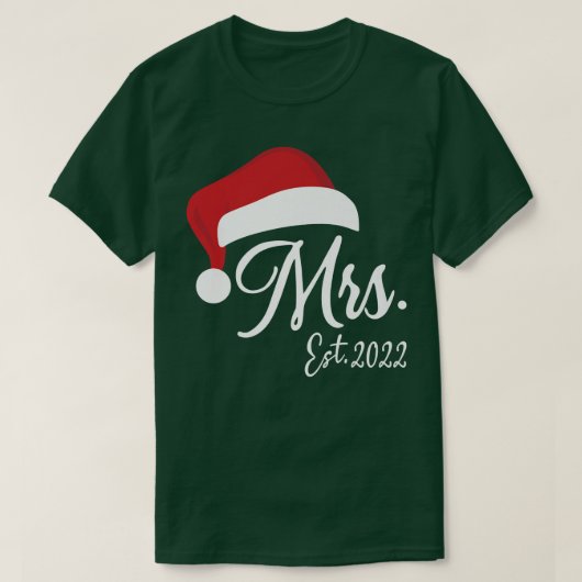 Mr Claus & Mrs Claus Est  T-shirt (Design voorkant)