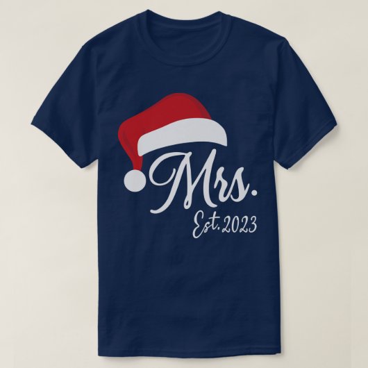 Mr Claus & Mrs Claus Est T-shirt (Design voorkant)