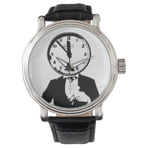Mr Clock Face Watch Design Horloge