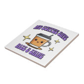 Mr Coffee Says Rise & Shine Tegeltje (Zijkant)