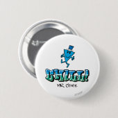 Mr Cool Chilling Out Ronde Button 5,7 Cm (Voorkant /achterkant)