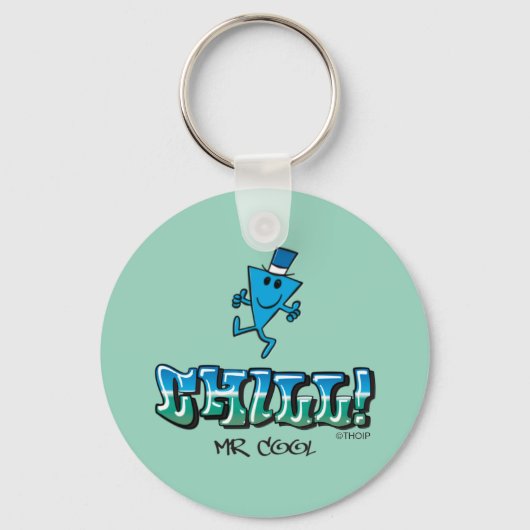 Mr Cool Chilling Out Sleutelhanger (Voorkant)