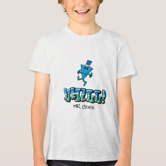 Mr Cool Chilling Out Tri-Blend Shirt (Voorkant)