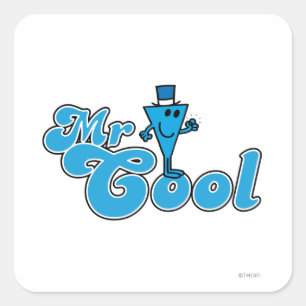 Mr Cool   Happy Fist Pump Vierkante Sticker