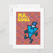 Mr Cool | Kleurrijke achtergrond Briefkaart (Voorkant / Achterkant)
