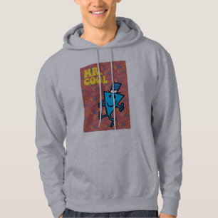 Mr Cool   Kleurrijke achtergrond Hoodie