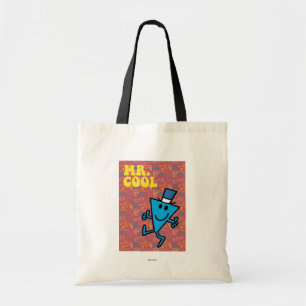 Mr Cool Kleurrijke achtergrond Tote Bag