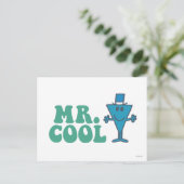 Mr Cool | Logo-ontwerp Briefkaart (Staand voorkant)