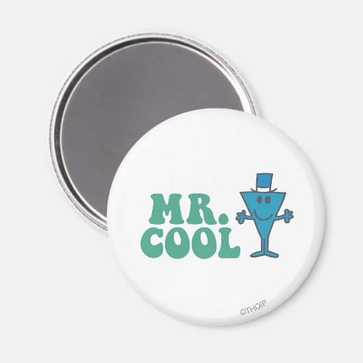 Mr Cool | Logo-ontwerp Magneet (Voorkant / Achterkant)