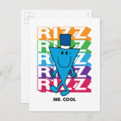 Mr Cool Rizz Briefkaart (Voorkant / Achterkant)